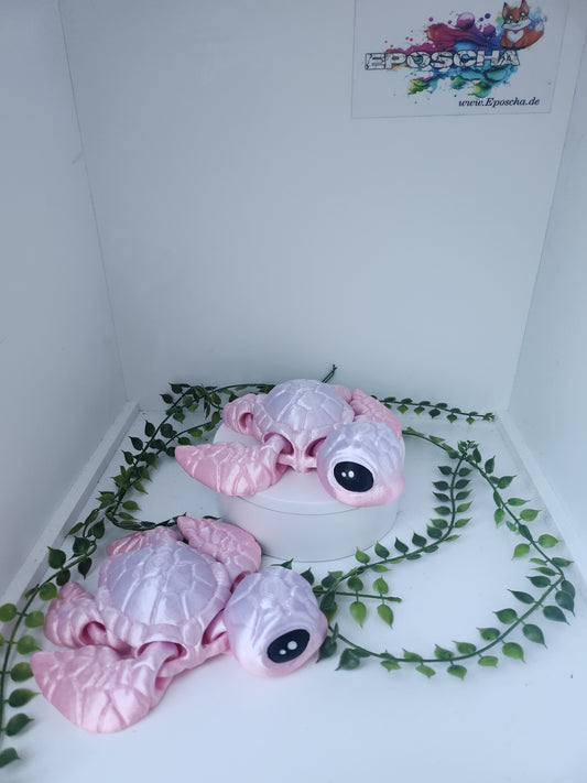 Biggi Schildkröte- rosa/lila schimmer
