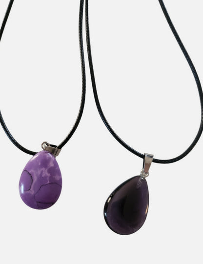 Topfenförmige Amethyst ketten