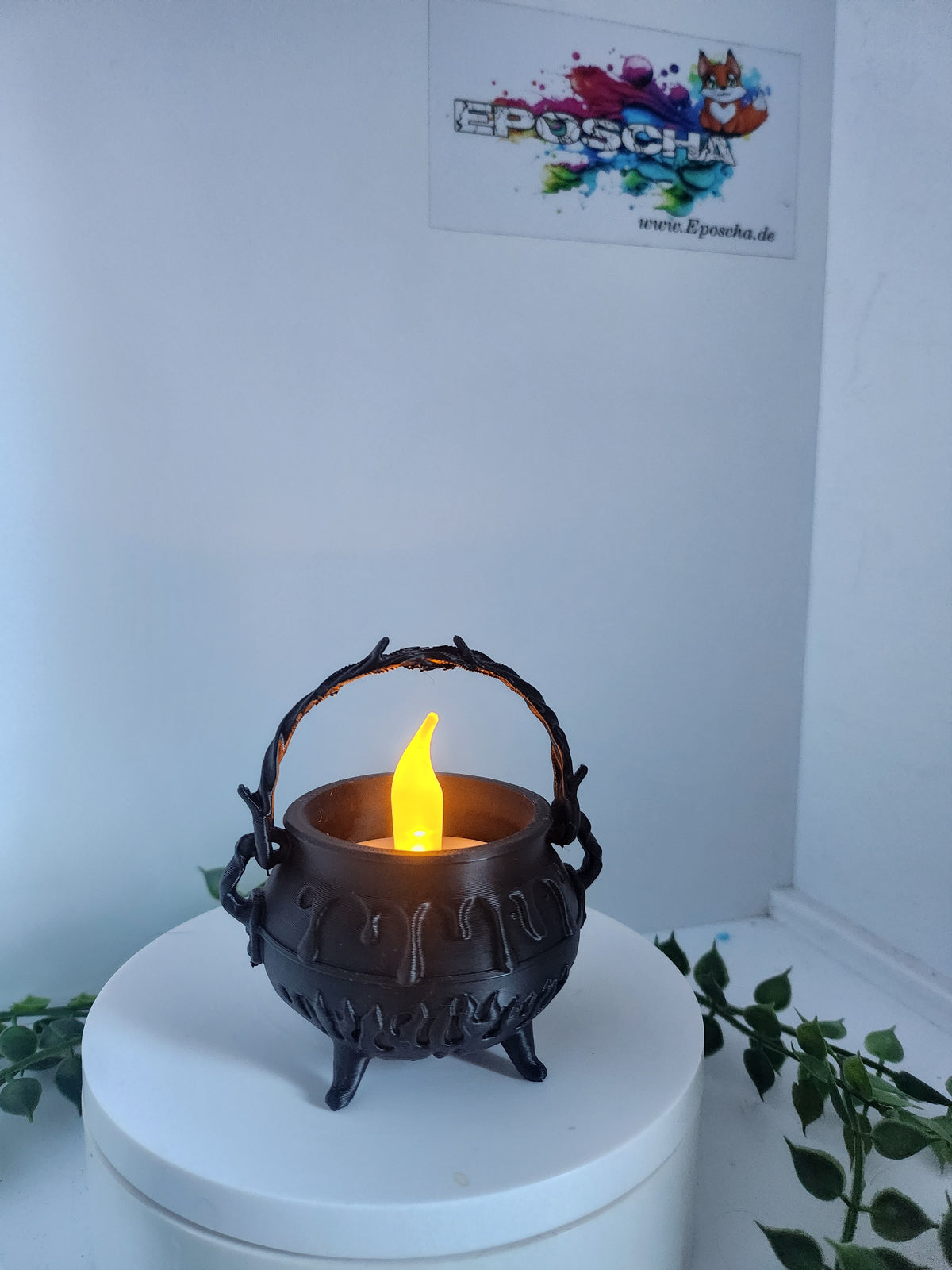 Hexenkessel Teelichthalter