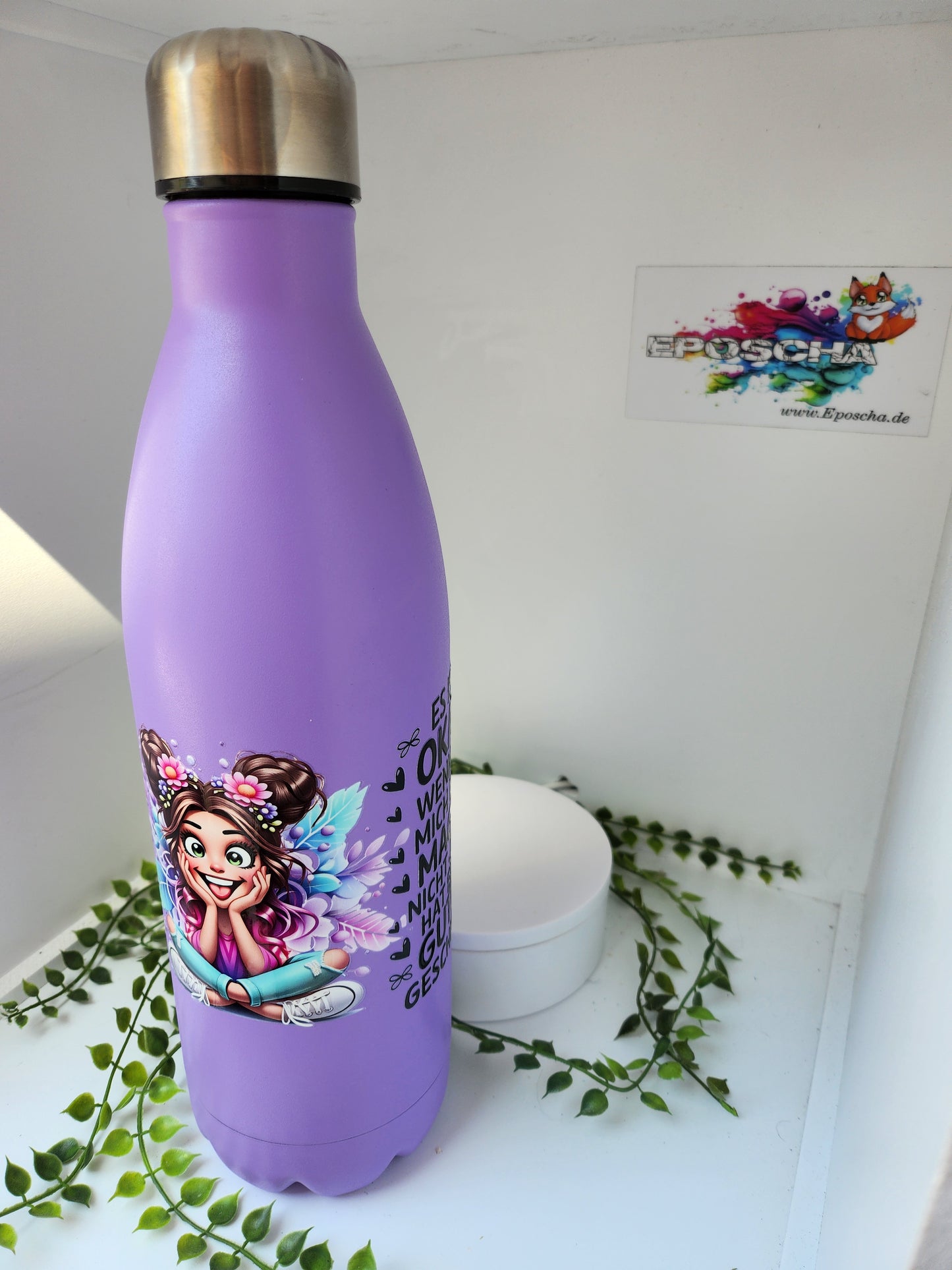 Thermosflasche 1L - lila