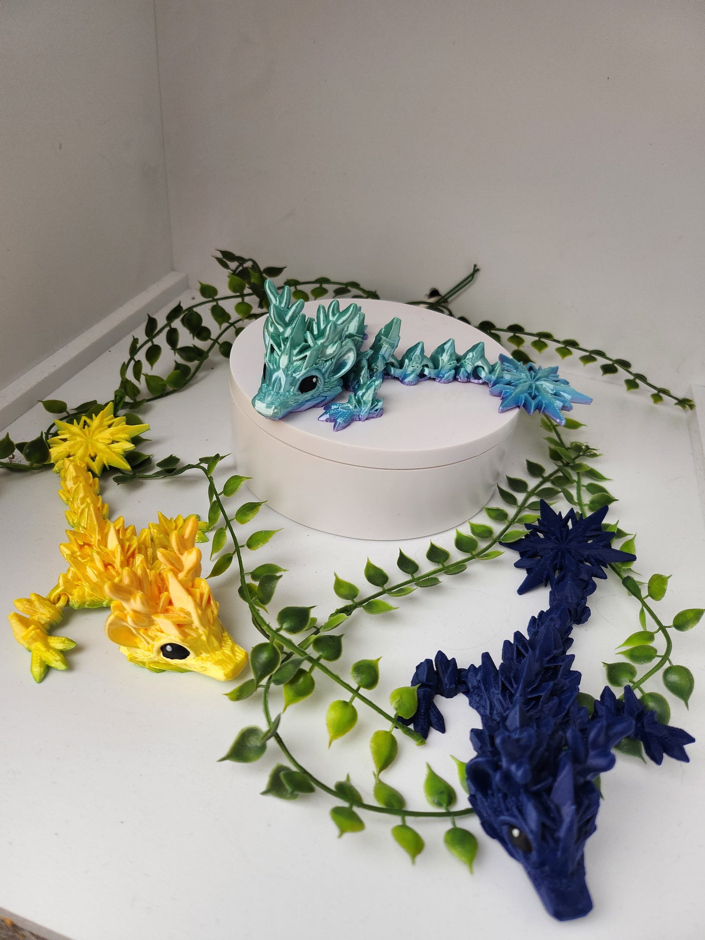 Schneeflocken drache