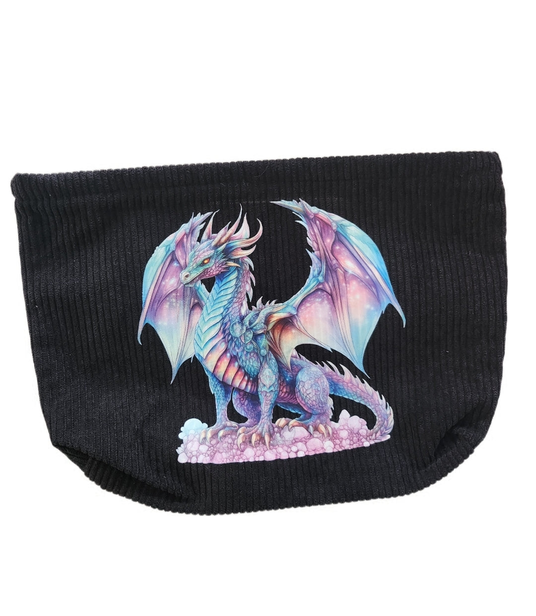 Kosmetiktasche schwarz/Kord