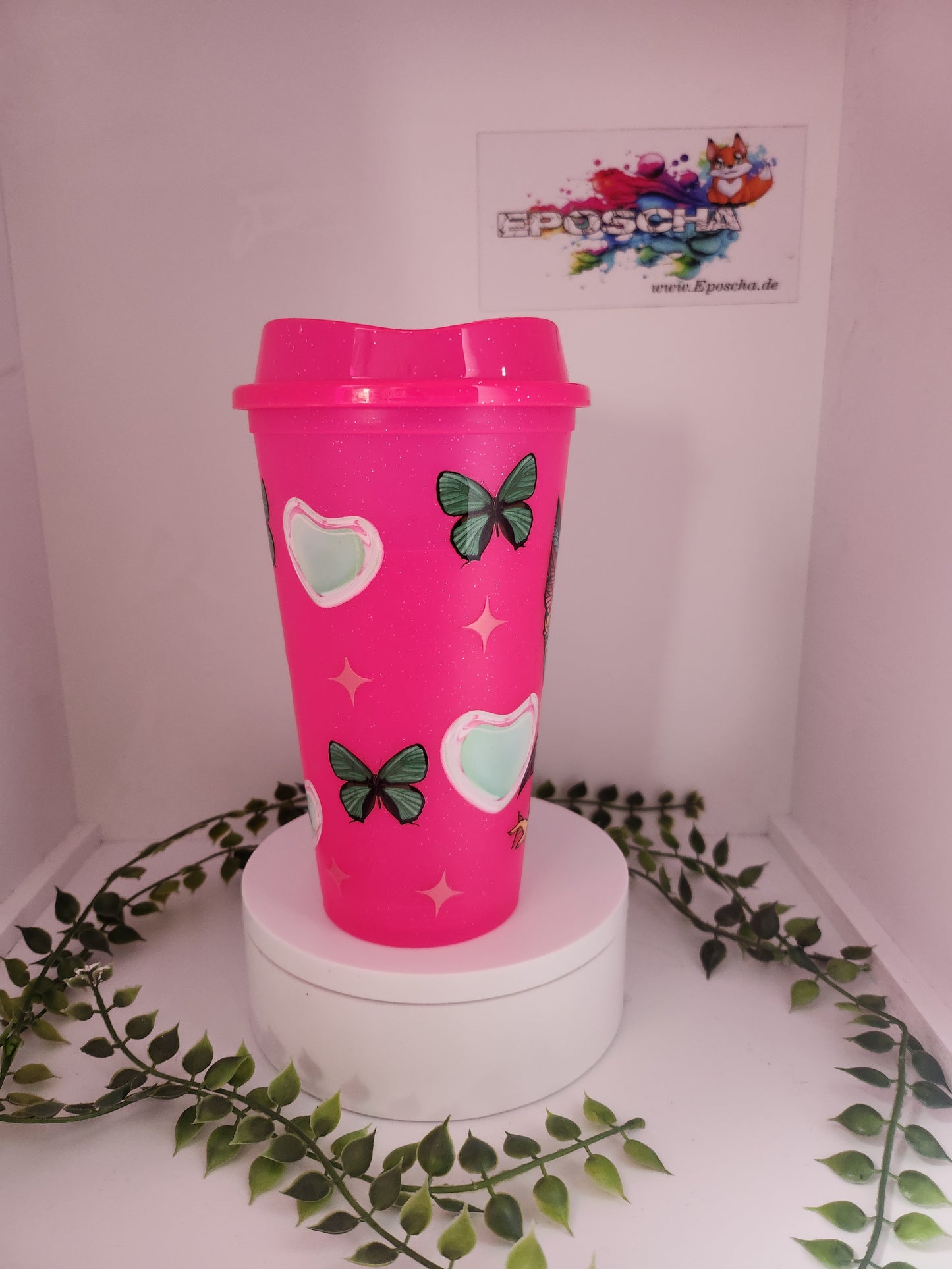 To go becher - pink - Fee