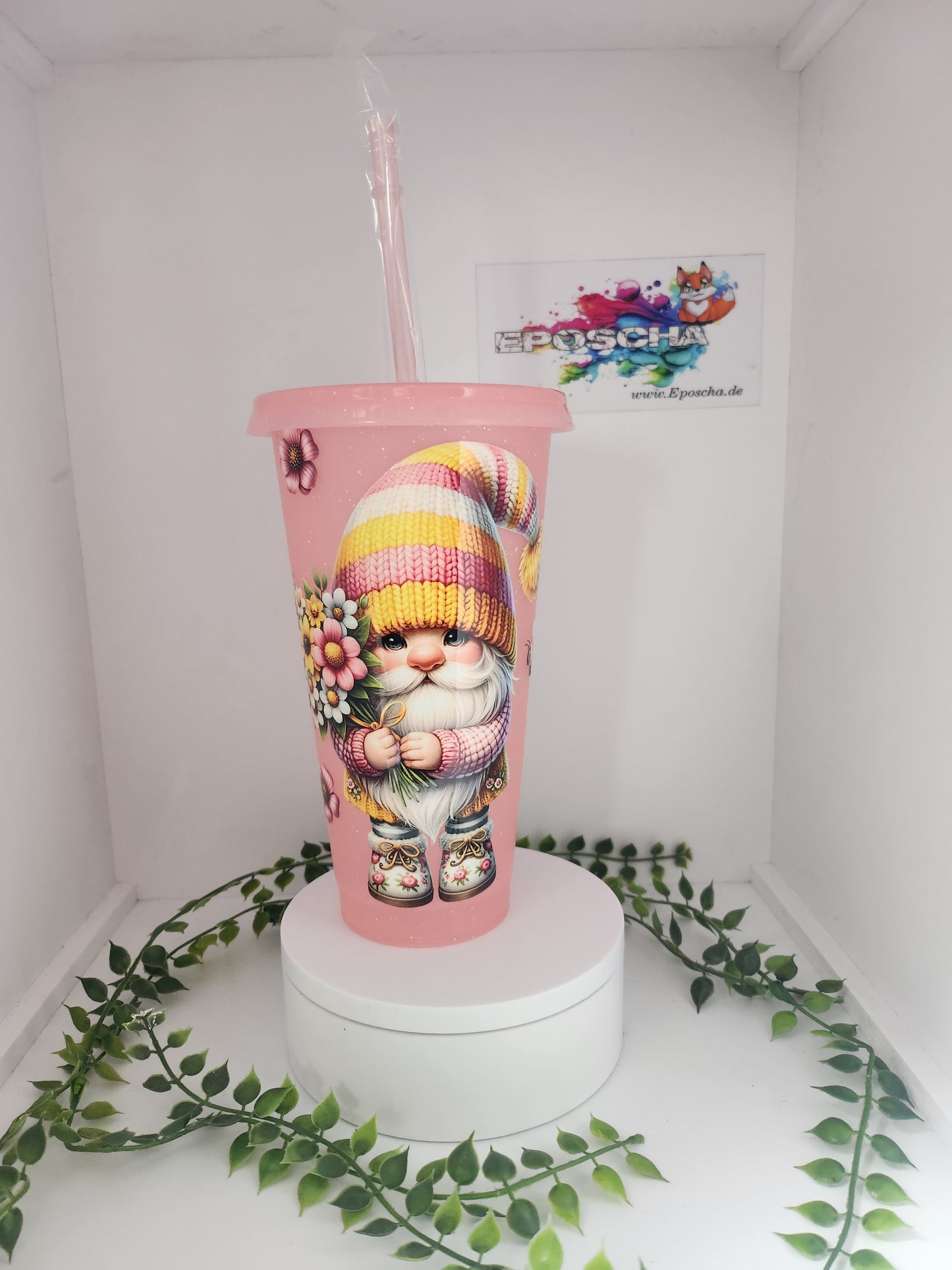 Trinkbecher- rosa - wichtel