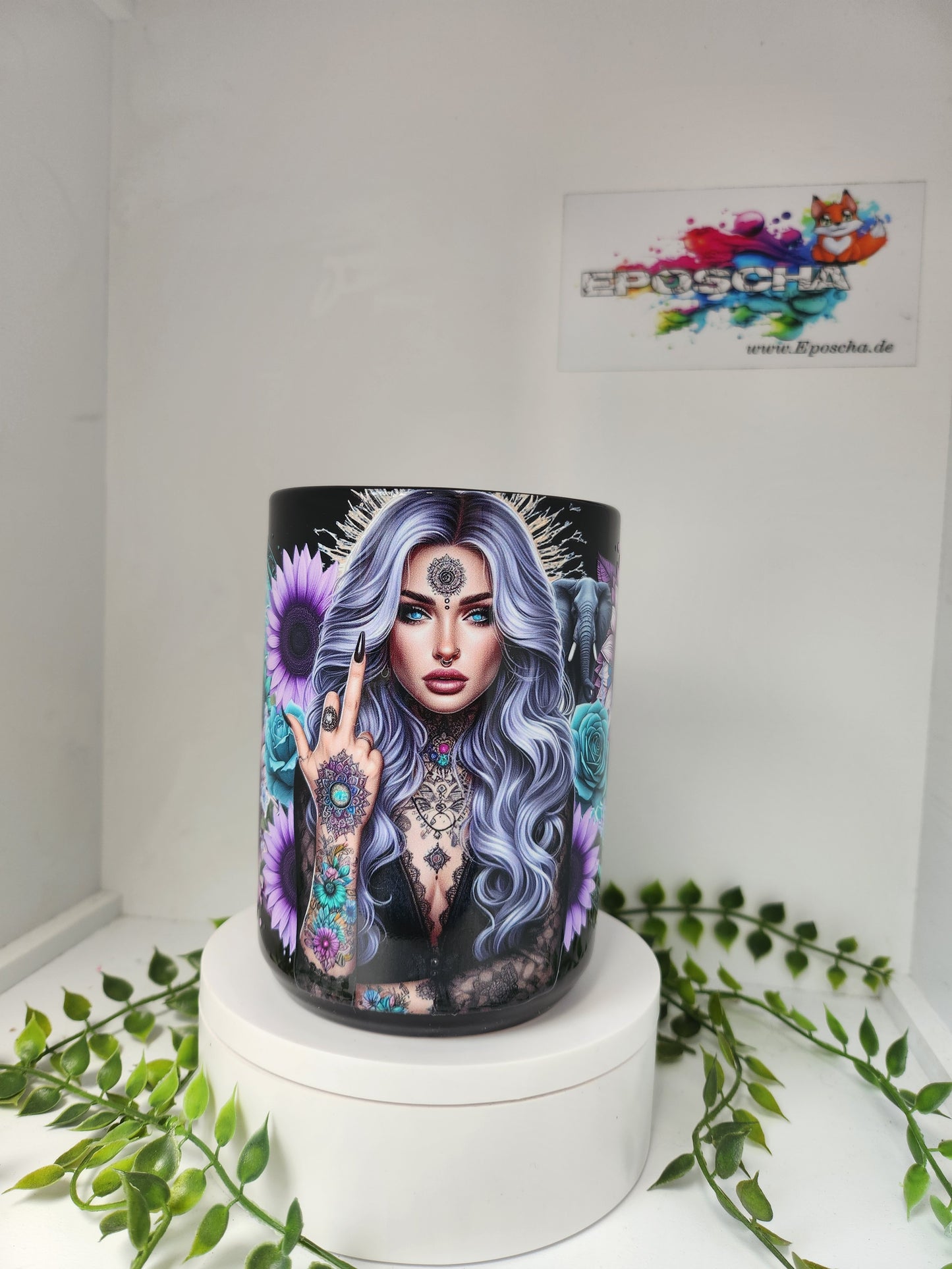MAX tasse -black- Tattoogirl