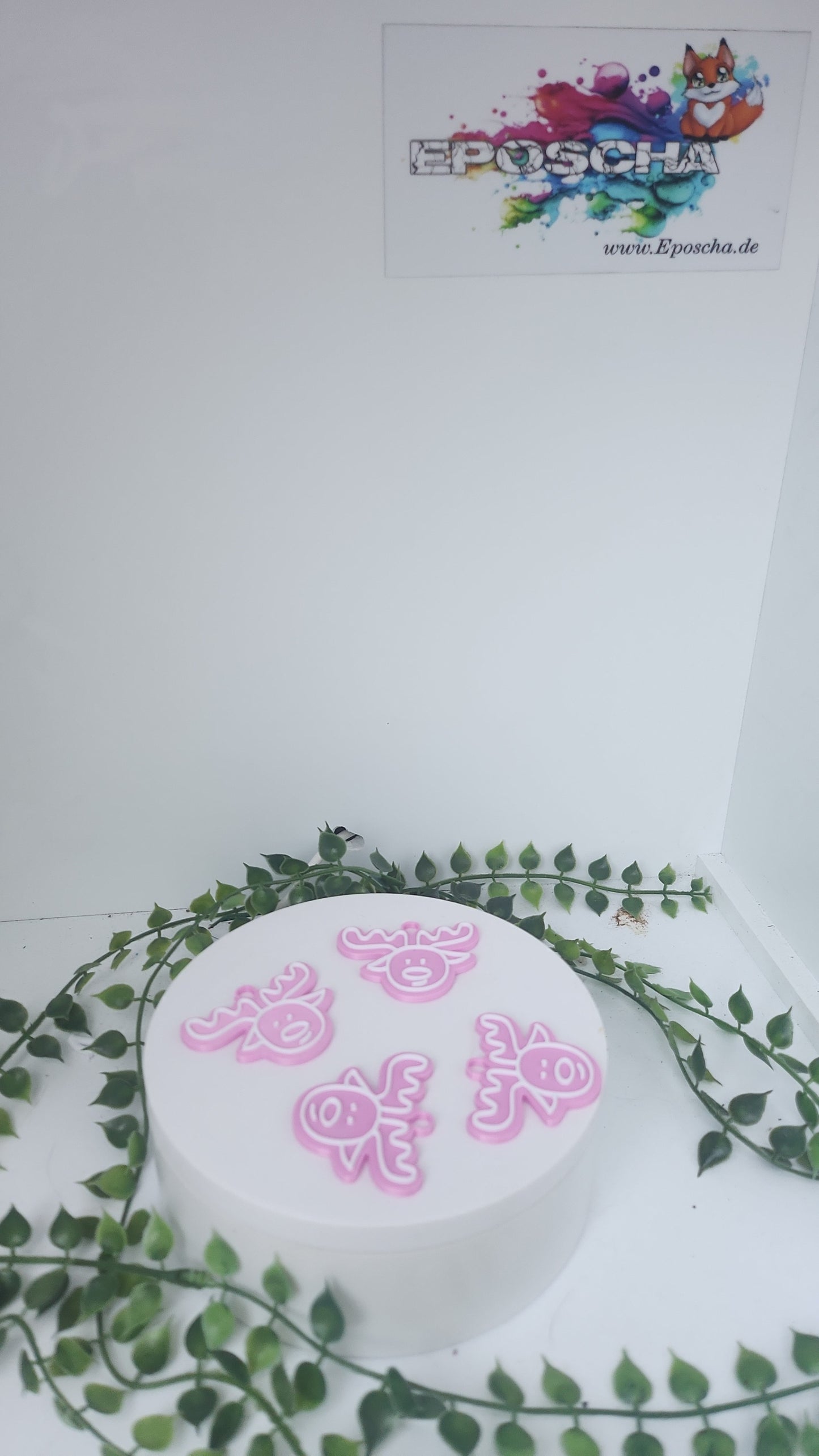 Geschenke Anhänger- reh rosa