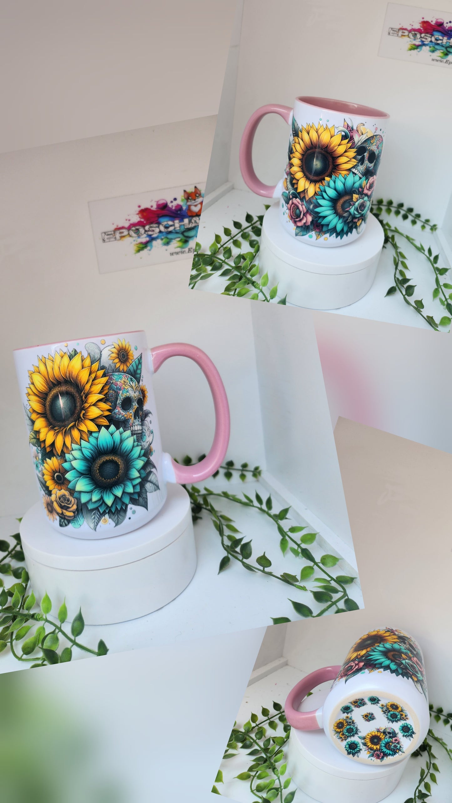 Tasse Max- rosa - skull