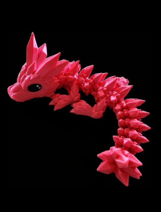 Kristalldrache- neon pink