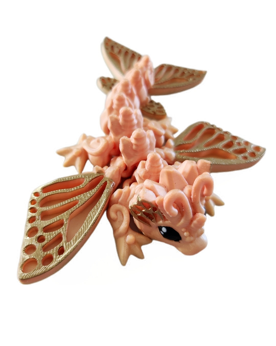 Schnetterlingsdrachen gelb/gold
