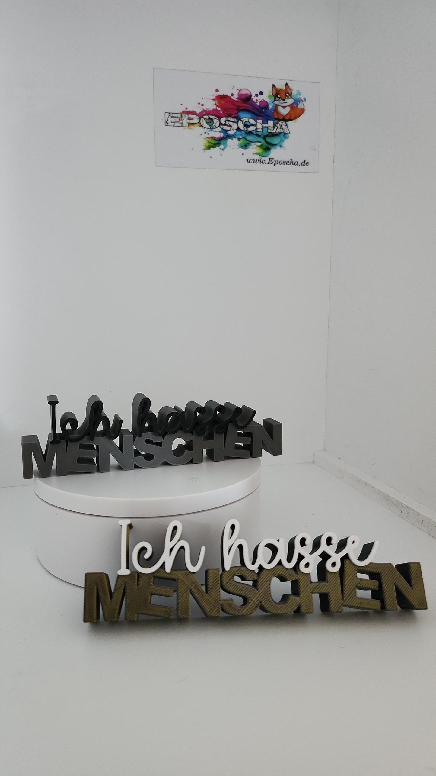 Ich hasse Menschen- Aufsteller