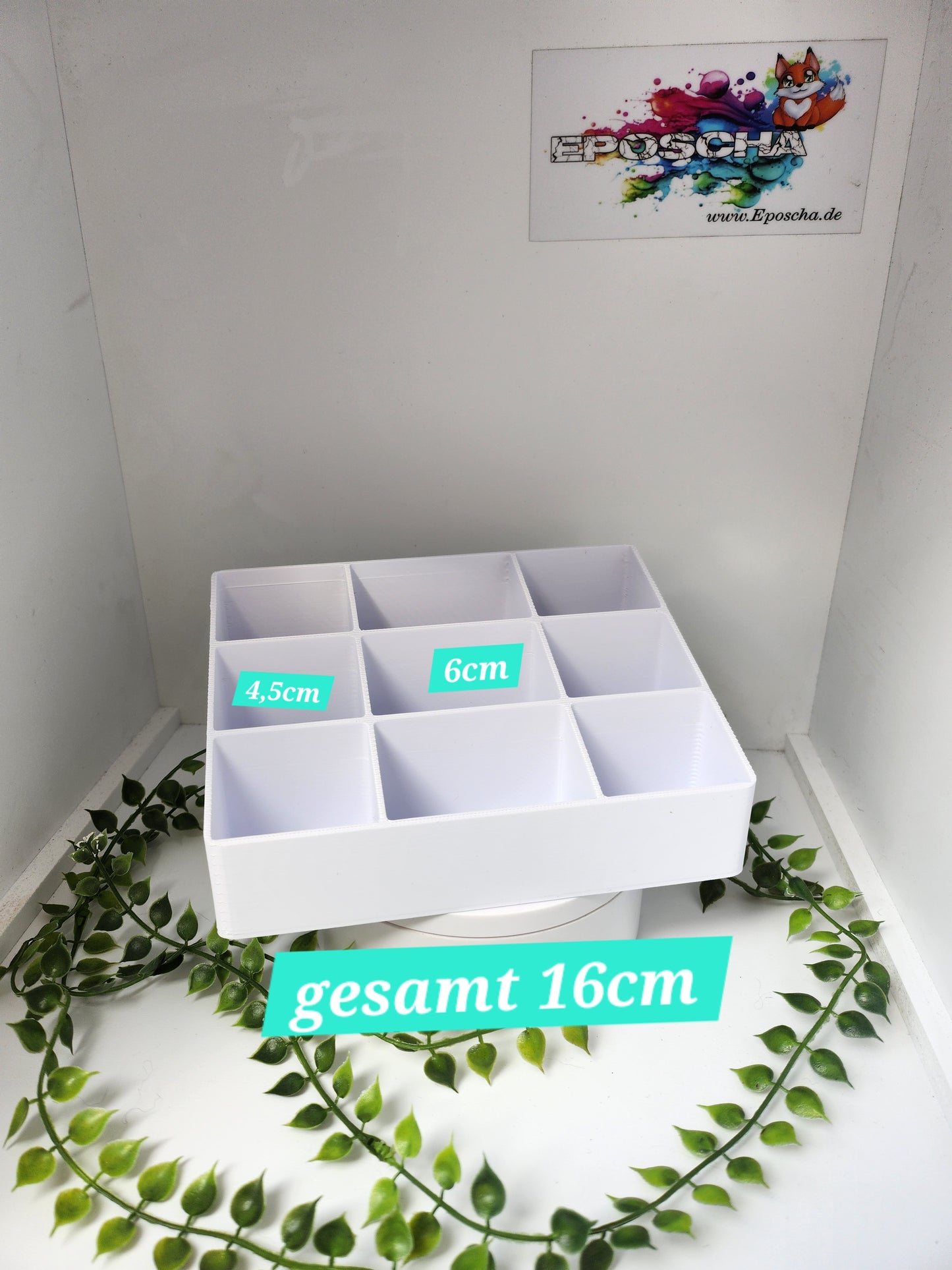 9er Kosmetik organizer Braun